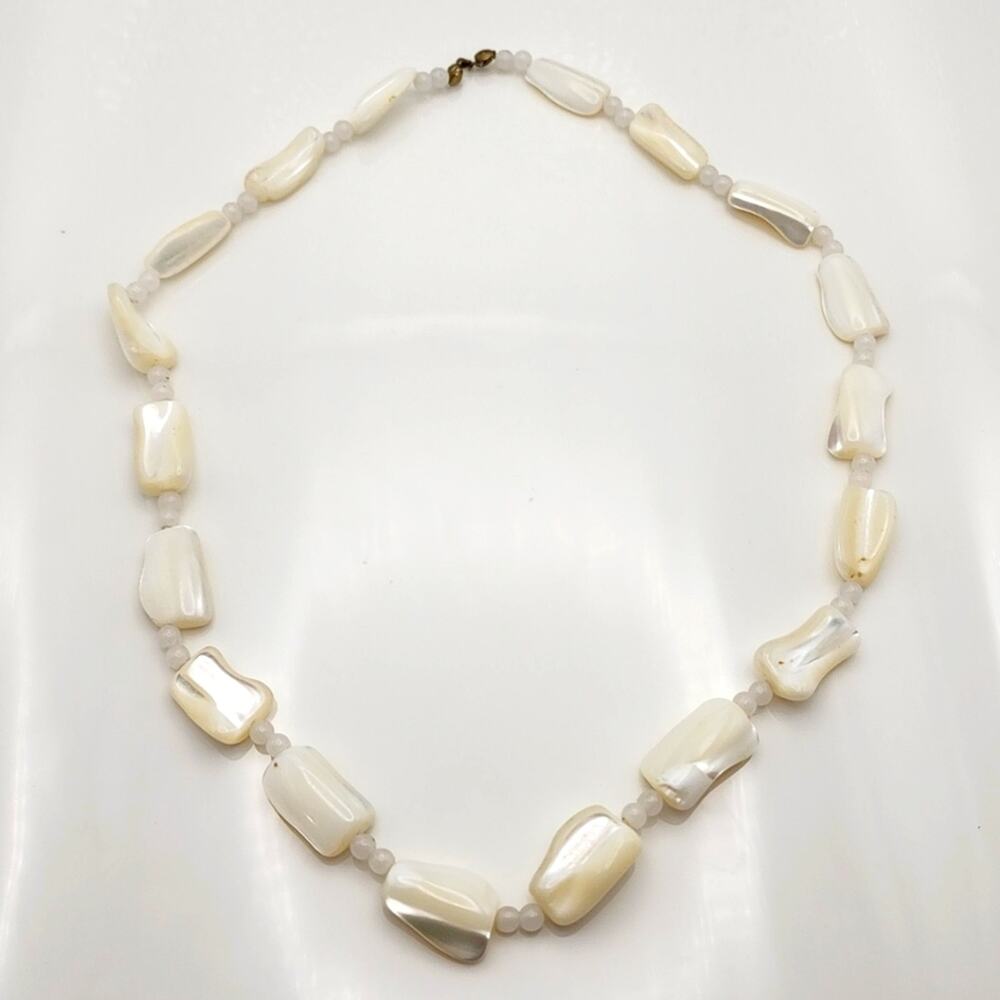 Mother of Pearl Boho Necklace